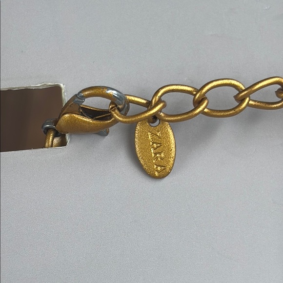 Zara Gold Sculptural Necklace - Picture 5 of 7
